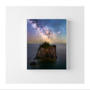 Canvas Wall Art Decor Galaxy Photo Print Handmade